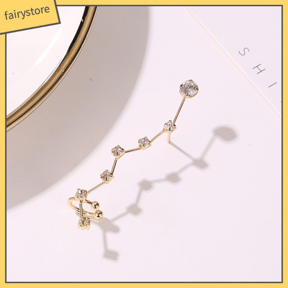 Khuyên Vành Tai Hình Ngôi Sao Đính Đá Thời Trang Cho Nữ