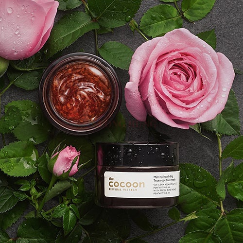 Mặt nạ hoa hồng Cocoon cấp ẩm và làm mềm da