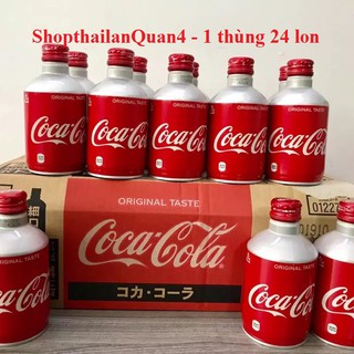 (Date 7/2023) Thùng 24 lon Coca Nhật 300ml