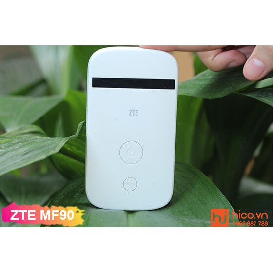 Bộ Phát Wifi 3G/4G ZTE MF90- Tốc Độ Cao- Pin Khủng- Có Thể Kết Nối 10 Thiết Bị Cùng Lúc.