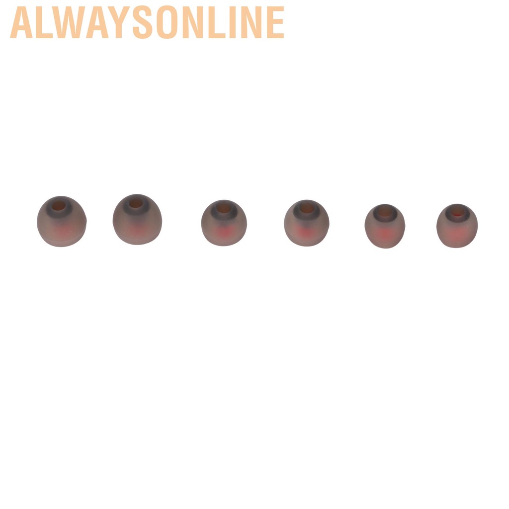 Alwaysonline 6Pcs Earbud Tips Ergonomic Noise Reduction Earbuds For 3.8‑5.8mm B