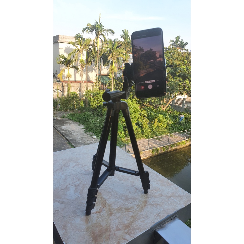 Chân đế gậy chụp ảnh Tripod 3120 chống rung ,quay phim chụp ảnh tự sướng Selfie, giá đỡ máy ảnh xoay 360