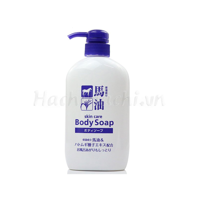 SỮA TẮM SÁNG DA HATOMUGI VÀ DẦU NGỰA COSME STATION 600ML - Hachi Hachi Japan Shop