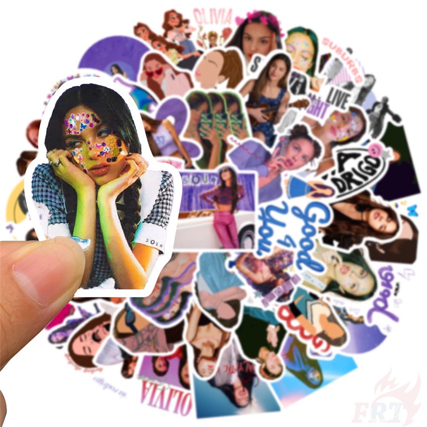 50Pcs/Set ❉ Olivia Rodrigo Series 04 Stickers ❉ DIY Waterproof Fashion Doodle Decals Stickers