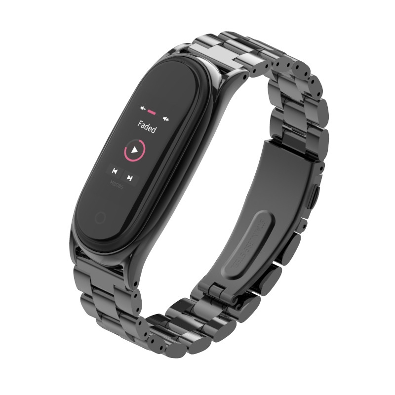 Dây đeo bằng hợp kim không gỉ thay thế cho vòng đeo tay thông minh Xiaomi Mi Band 4
