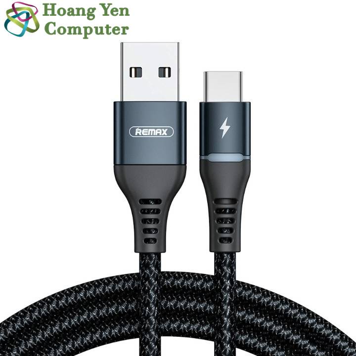 [RC-152a] Cáp Sạc Nhanh TYPE C Remax RC-152a cho ANDROID Dài 1M (Dây Dù, Có Đèn Led ) - MÀU SẮC NGẪU NHIÊN
