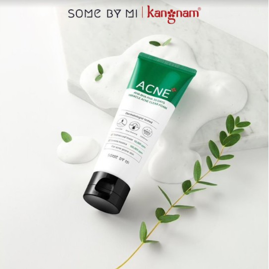 Sữa Rửa Mặt Some By Mi AHA-BHA-PHA 30 Days Miracle ACNE Clear Foam 100ml