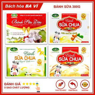 Bánh Sữa Chua Con Bò Vàng Ba Vì Đủ Vị 300g