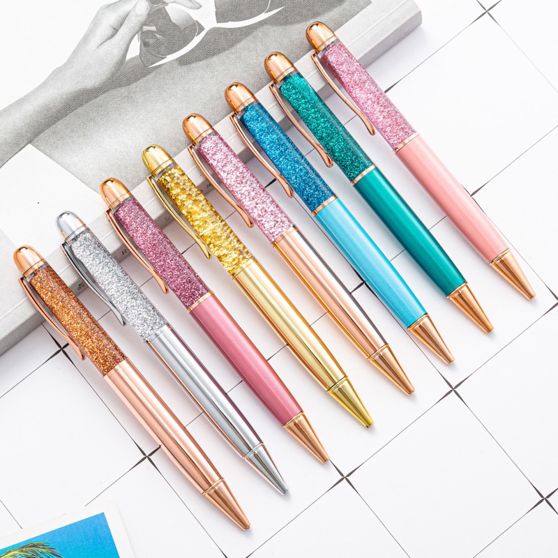 1 Cái Bút Bi Pha Lê Cát Chảy