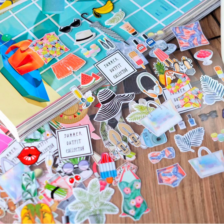 Sticker Nekoni Summer (6 mẫu)