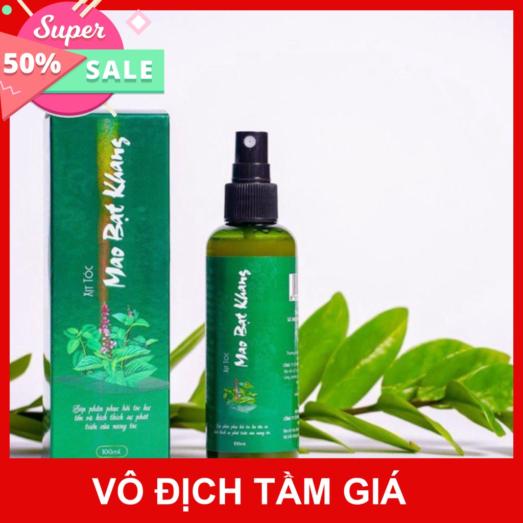 [CHÍNH HÃNG] Xịt tóc Mao Bạt Khang, Mua 03 tặng 01, Hàng có hóa đơn đỏ