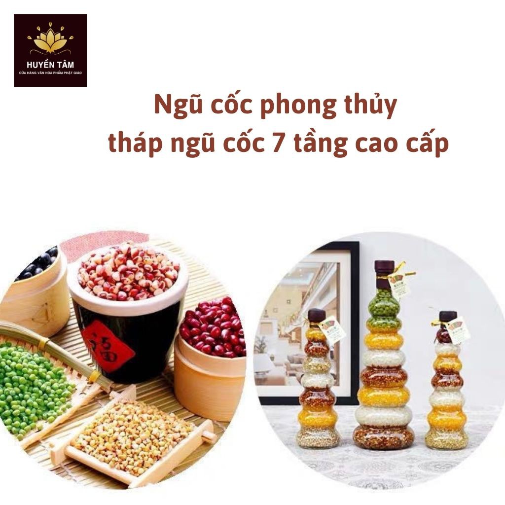 Ngũ cốc phong thủy tháp ngũ cốc 7 tầng cao cấp | BigBuy360 - bigbuy360.vn