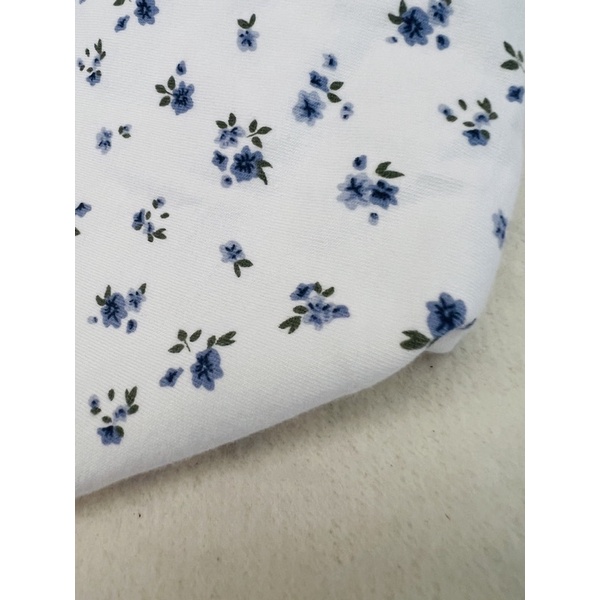 Vải thun cotton 4c Hàn hoa nhí
