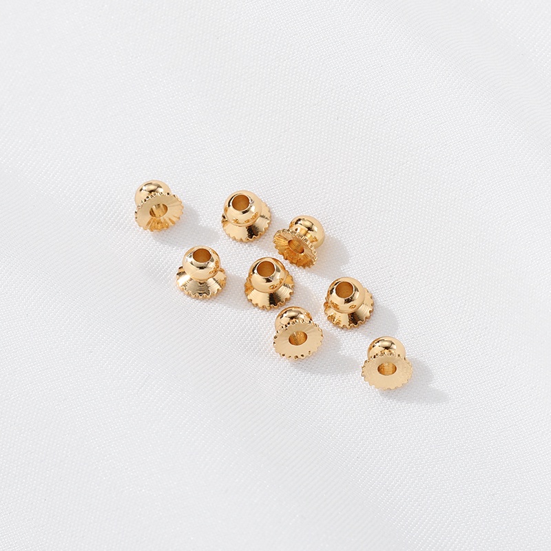 Bộ 10 Hạt Đồng 14K Nhiều Màu Sắc Dùng Làm Trang Sức diy