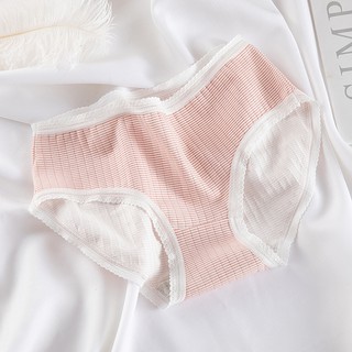 Quần Lót Nữ FREESHIP 50K Quần Lót Cotton Tăm Co Dãn 4 Chiều Tim Hồng Đủ Màu