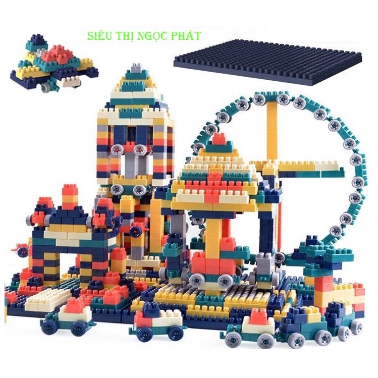 HỘP LEGO 520 CHI TIẾT SÁNG TẠO CÙNG BÉ YÊU_ CÀNG CHƠI CÀNG THÔNG MINH