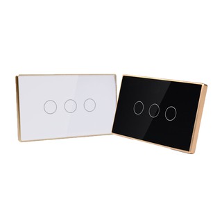 [ZIGBEE] Công Tắc thông minh Viền Vàng cao cấp Tuya Zigbee