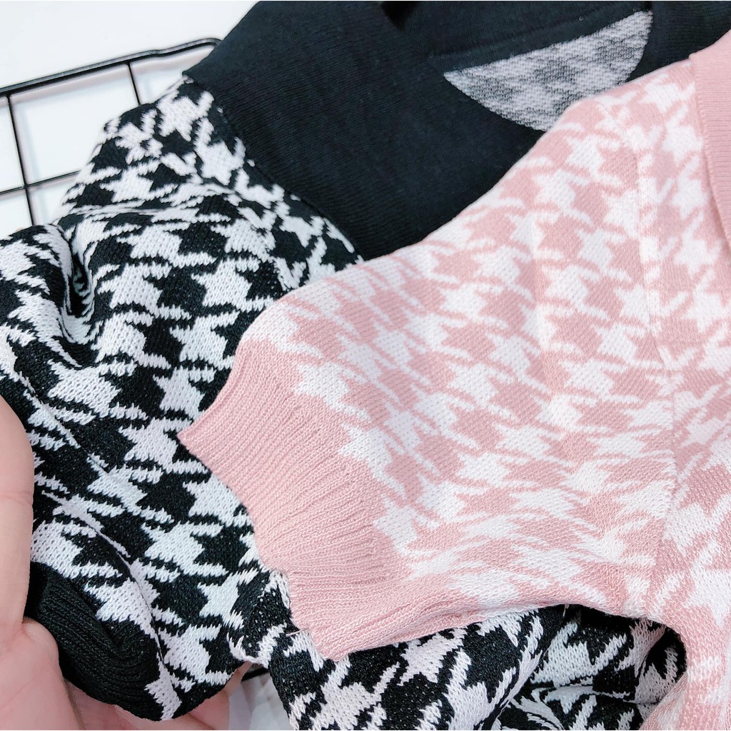 Váy len ziczac cài cúc cổ 2 màu mới (kèm ảnh thật,video) | BigBuy360 - bigbuy360.vn