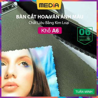 Bàn Cắt Giấy Ảnh Hoa Văn Hoài Cổ A6 Chất Liệu Bằng Kim Loại
