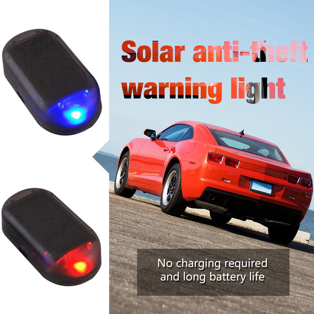 MG Ô tô giả Ánh sáng an ninh được cung cấp năng lượng mặt trời Mô phỏng cảnh báo giả Đèn LED chống trộm không dây