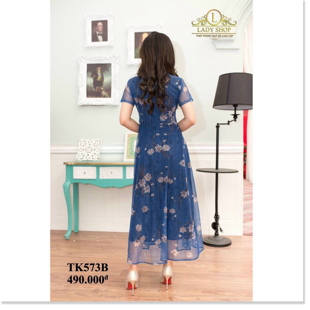 Đầm voan hoa cao cấp dự tiệc cực xinh siêu sang cho chị em KOKO MI