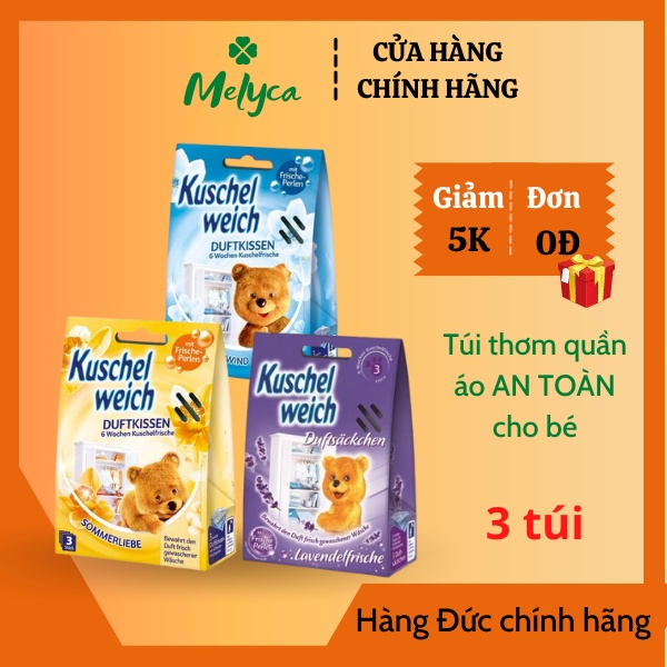 Túi thơm để tủ quần áo Kuschel Weich cho bé, an toàn - Hàng chuẩn Đức, Shop Melyca