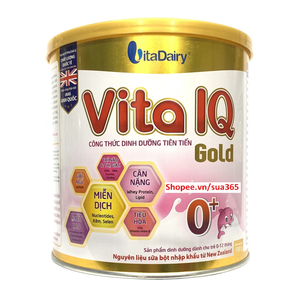 Sữa Vita IQ Gold 0+_700g