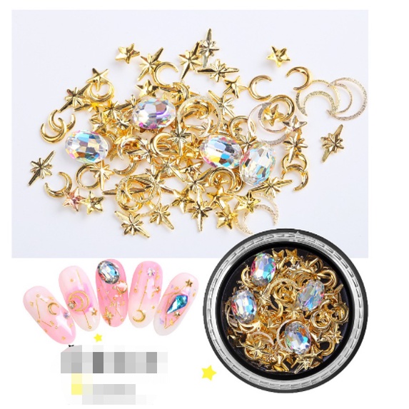 charm hũ nail trang trí móng