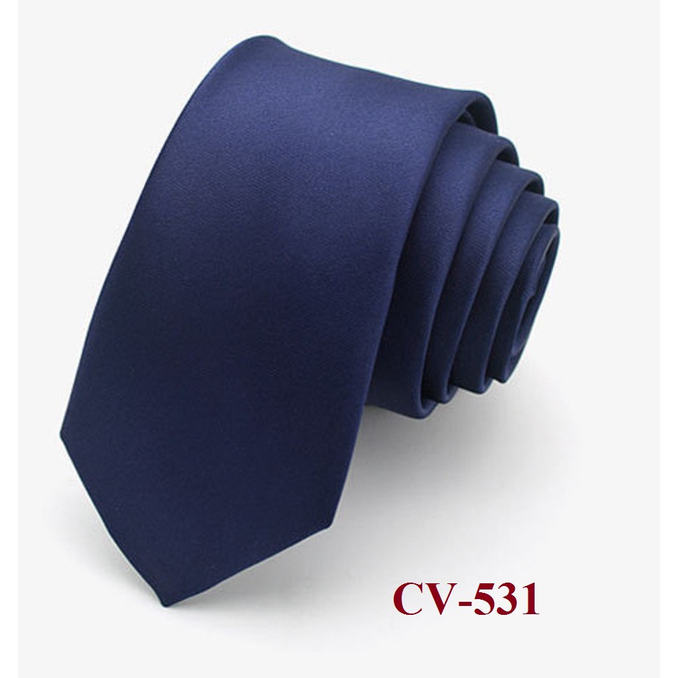 Cà vạt Nam thời trang bản nhỏ 5cm phong cách Hàn Quốc, cà vạt tự thắt cao cấp