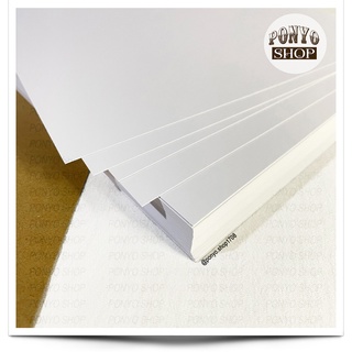 Xấp 50 tờ giấy màu trắng 300gsm làm Scrapbook Handmade/In ấn