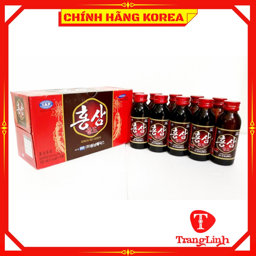 Nước hồng sâm hàn quốc chính hãng - Nước sâm 100ml - tranglinhkorea