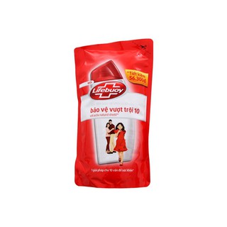 Sữa tắm kháng khuẩn Lifebuoy Bảo vệ vượt trội 10 gói 850g dạng túi