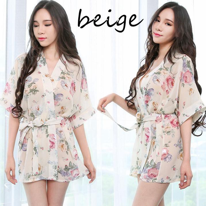 ✧Sản Phẩm Mát Mẻ✰ Đầm Ngủ Kiểu Kimono Gợi Cảm Chất Liệu Chiffon A187-2 34 ✧ | BigBuy360 - bigbuy360.vn
