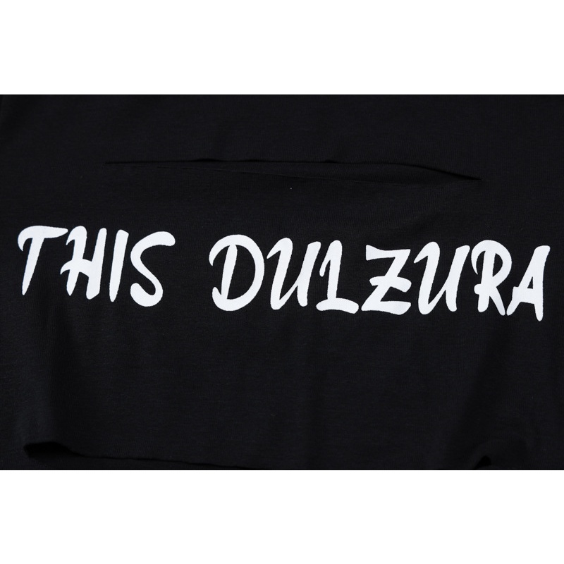 Áo Tay Dài Cổ Tròn In Chữ Thời Trang Đường Phố Cá Tính Cho Nữ