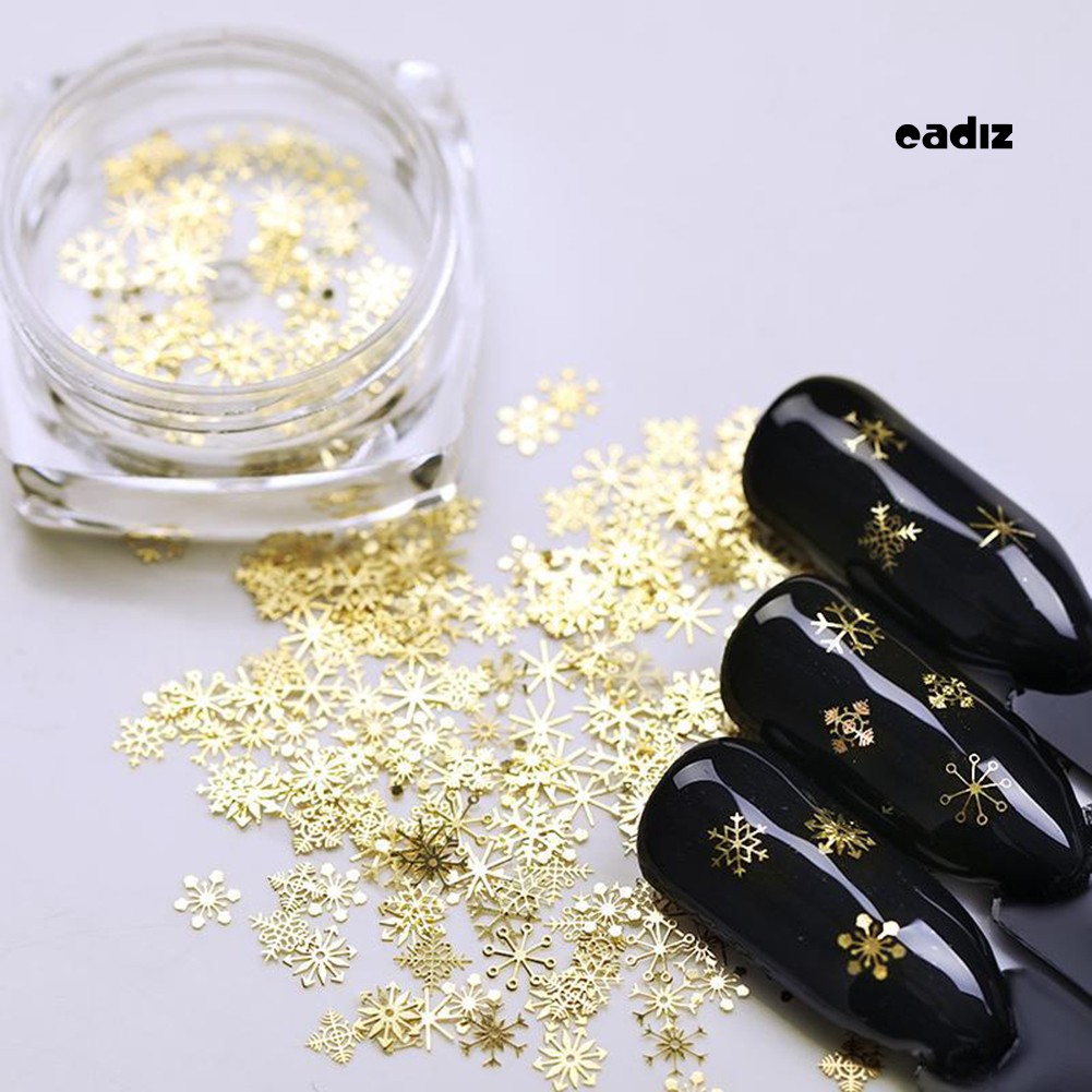 [Hàng mới về] Phụ Kiện Dán Trang Trí Móng Hình Bông Tuyết