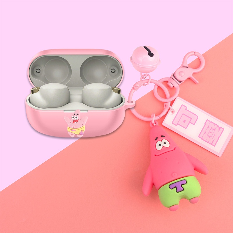 Sony LinkBuds S Case Cartoon Bear Plush Briquettes Keychain Pendant Sony WF-LS900N Silicone Soft Shell Case Creative Lego Pendant Sony WF-1000XM4 Headphone Case Cover Shockproof Shell Cover Free WF-1000XM4 Cover