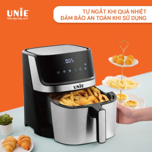 [Mã ELHADEV giảm 4% đơn 300K] Nồi chiên không dầu UNIE UE-600 dung tích 6.5 Lít công suất 1500W