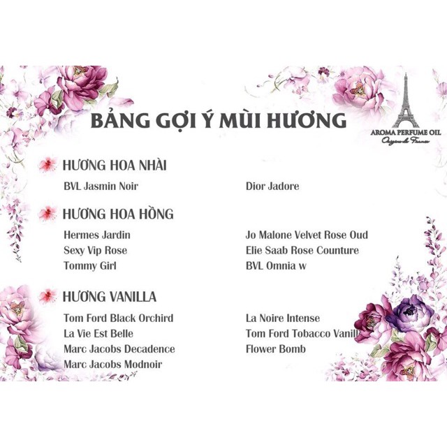 Tinh dầu nước hoa Pháp Aroma dạng lăn 12ml - Đa dạng mùi hương | BigBuy360 - bigbuy360.vn