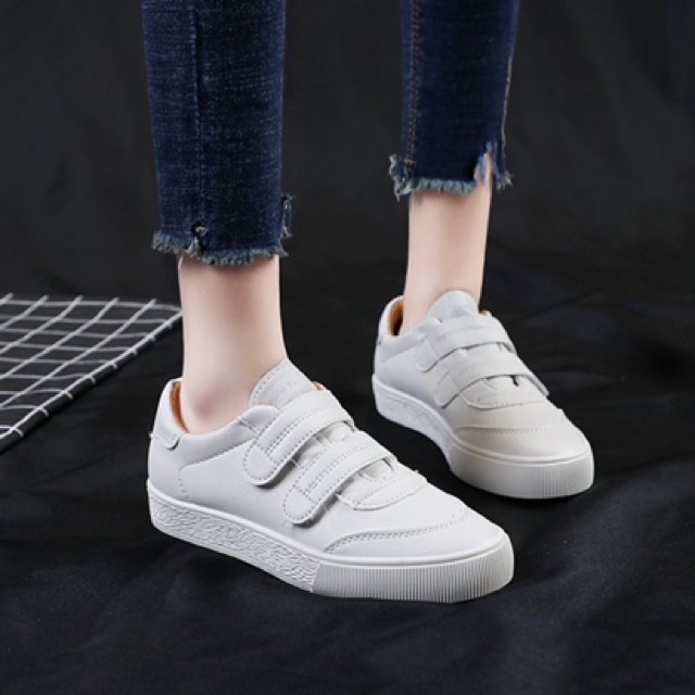 Giày thể thao quai ngang-dán tiện lợi phong cách Hàn Quốc | BigBuy360 - bigbuy360.vn