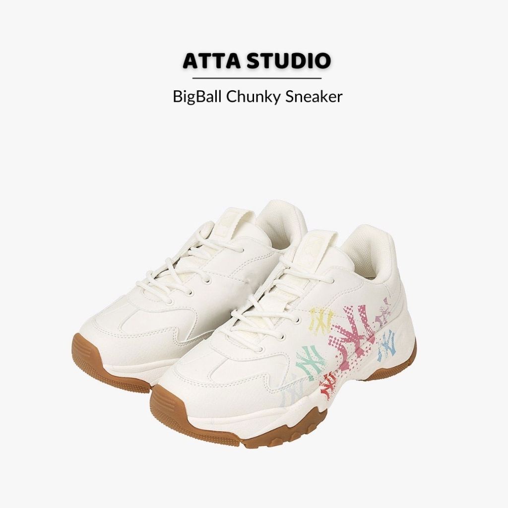 [Fullbox + BH] Giày 𝗠𝗟𝗕 Graffiti Newyork Yankess, giày NY đế nâu tăng chiều cao, sneaker nam nữ | BigBuy360 - bigbuy360.vn