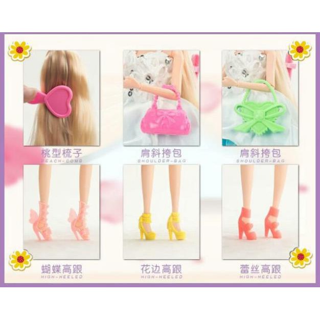 Johnifashion Búp bê barbie Ngôi nhà thần tiên của Alice