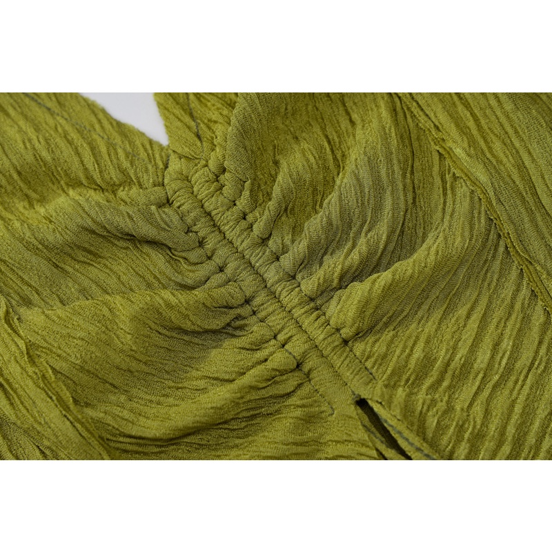 DUNEA Áo nữ không tay cổ yếm gợi cảm