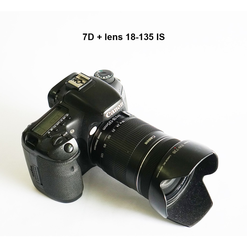 Máy ảnh Canon 7D + Ống kính CANON 18-55mm STM kit