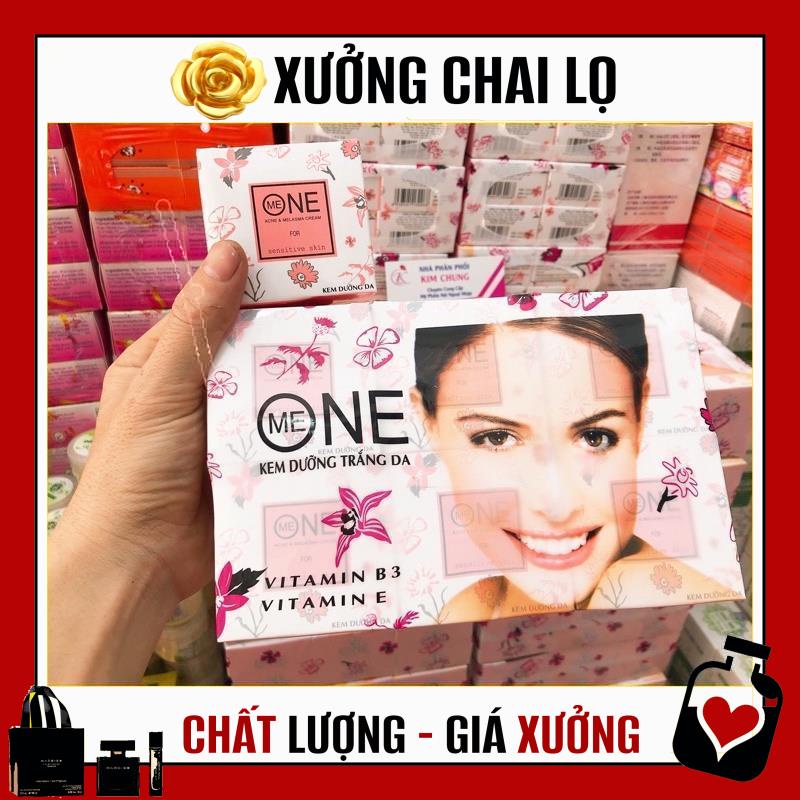 [TOP GIÁ RẺ] [Lố 12 hộp] Kem dưỡng trắng da Me One 4,5g, nguyên liệu, công thức làm kem trộn trắng da