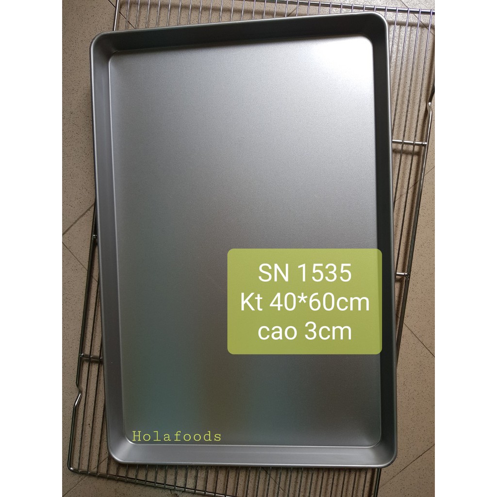 Khay nướng phẳng Sanneng không chống dính 60x40x3cm - Sn1535