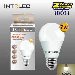 Đèn Led Búp INTELEC 7W Ánh Sáng Trung Tính (4000K)