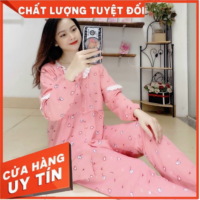 Bộ bầu mặc bầu và sau sinh thun cotton dài tay, cho con bú, chất coton cao cấp, kiểu dáng trẻ chung
