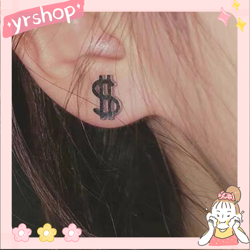 Khuyên Tai Hình Tờ Tiền Đô La Thời Trang Cá Tính