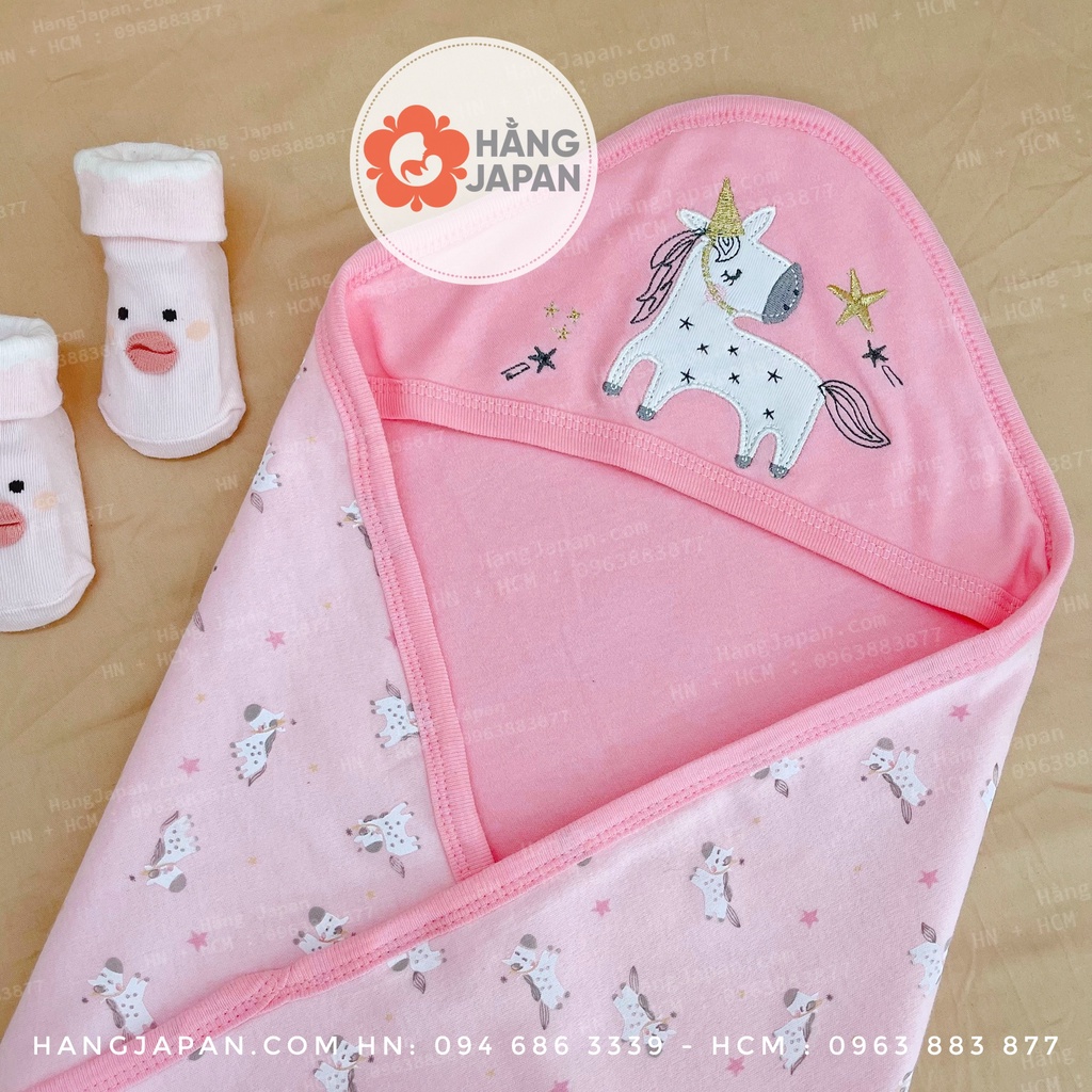 Chăn ủ LITTLE DUCK siêu mềm cho bé từ sơ sinh