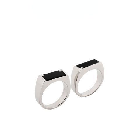 Nhẫn Nam Thiết Kế Khảm Đá Maison Margiela Maison Margiela